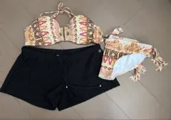 ボヘミアン柄 セパレート水着 Mのサムネイル