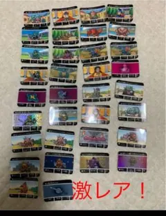 オススメ！当時物！超希少！ガンダム　カードダスハーフ３４枚セット