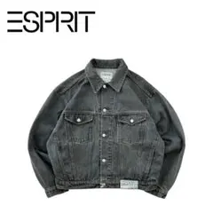 ESPRIT JEANS イタリア製 90s デニムジャケット Gジャン BLK