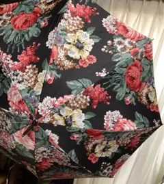 Cath Kidston 傘　長傘　雨傘 かわず張り新品・未使用　花柄　チェックのサムネイル