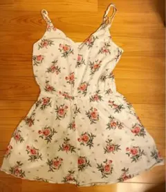 花柄オールインワン