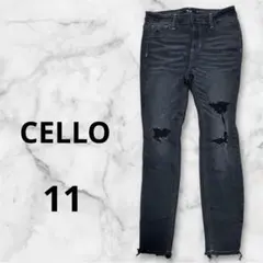 CELLO ブラックデニムパンツ 【11】 かっこいい