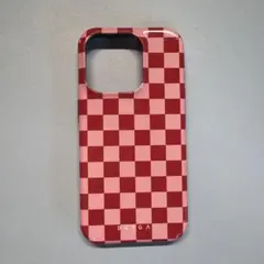 BURGA iPhone15Pro用ケース チェッカー柄