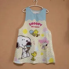 保育士 スヌーピー キャラクターエプロン