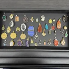 【 遺品整理 】 ペンダント トップ ネックレス まとめ 大量 天然石