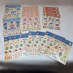 昭和レトロ サンリオ 転写シール当時物 デッドストック18枚キティ ゴロピカドン 昭和レトロ サンリオ 転写シール当時物 デッドストック18枚キティ