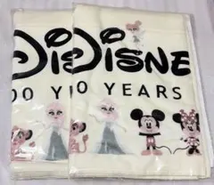 読売新聞 ディズニー100周年記念 アニバーサリーコレクション タオル 2点