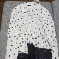 PS Paul Smith ドット柄 長袖シャツ ホワイト XLのサムネイル