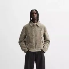 ZARA アブストラクトプリントジャケット