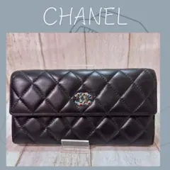 美品✨CHANEL シャネル マトラッセ ラムスキン フラップ カラフルココ