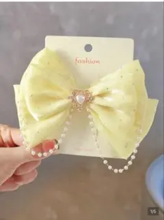 リボン ヘアアクセサリー 2個セット