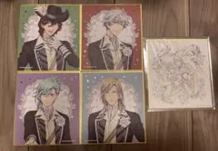 うたプリ キングダム 色紙 トレーディング 嶺二 蘭丸 藍 カミュ カルナイ