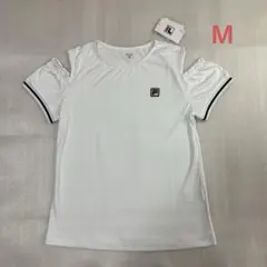 未使用　FILA フィラ　ゲームシャツ　オフショルダー　レディース　白　M