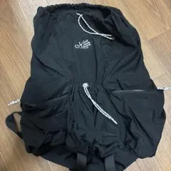 ブラックバックパック ドローストリング式　kaoyorinakamiのサムネイル