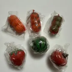 フルーツ型キーホルダー 6個セット