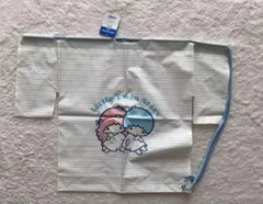 Little Twin Stars キキララ　服型　ビニール　ナップサック