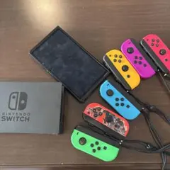 あ*見様 Nintendo Switch 本体 多色ジョイコン6個セット　ジャン