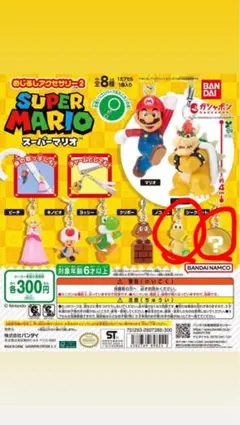 スーパーマリオ ガチャガチャ めじるしチャーム