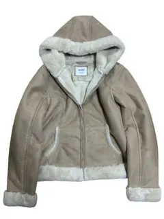 Hollister フード付きジャケット L ベージュ　美品　レア