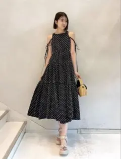 BIRTHDAY BASH FLOCKY PEPLUM DSESS - メルカリ
