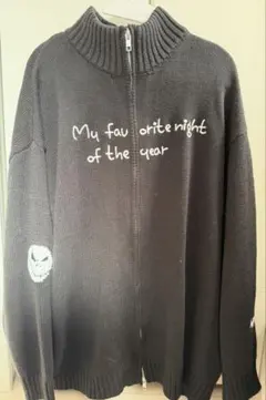 ナイトメア/ダブルジップニットカーディガン
