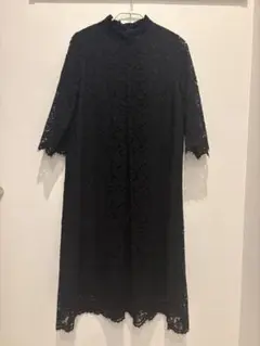 ビームス　黒　レースワンピース