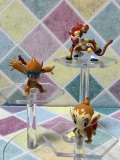 ポケモンモンコレ　フィギュアNo.1258（ヒコザル　進化セット）