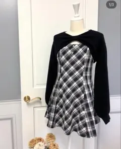 evelyn リボボレロセットアップキャミワンピース