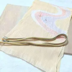 LULU41 帯揚げ 帯締め 2点セット 夏 とんぼ 流水 水玉 絽 オレンジ