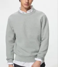 UNIQLO　ウォッシャブルミラノリブクルーネックセーター　2025AW