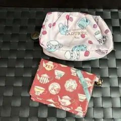 ラデュレポーチとAfternoon Tea ティッシュケース.美品セット売りのサムネイル
