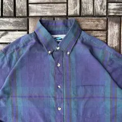 90s ELECTRIC AVENUE 好配色 羽織り チェックシャツ Y2K