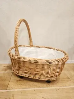 ★新品未使用★ミニバギー ラタン バスケット salut! サリュー