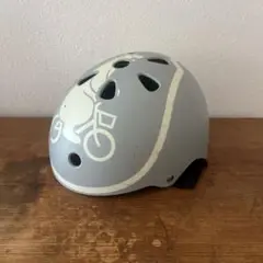 【used】bikke 子ども用　キッズヘルメット グレー 自転車
