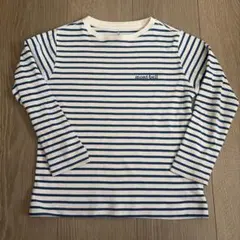 mont-bell ストライプ 長袖カットソー