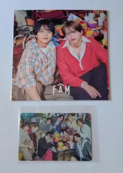 timelesz FAM 通常盤 アナザージャケット4種セット・集合トレカ