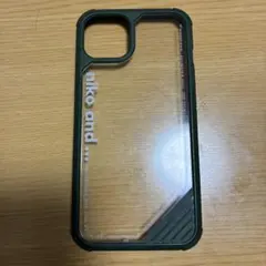 niko and ... iPhone13用クリアケース グリーン