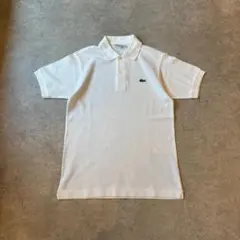 00s LACOSTE 半袖 ポロシャツ ホワイト XS