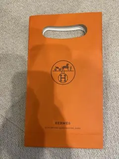 HERMES ショップ袋 紙袋 オレンジのサムネイル