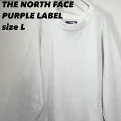 【希少 入手困難】ザノースフェイスパープルレーベル 胸刺繍ロゴ 長袖カットソー