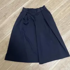 【GU】ネイビー ガウチョパンツ Sサイズ