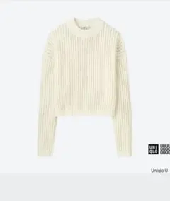 ユニクロU ミドルゲージクルーネックセーター（長袖）Sサイズ