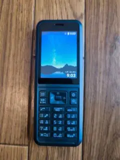 美品 Simply 603si SIMフリー 携帯電話 ガラケー ダークブルーのサムネイル