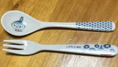 ムーミン　リトルミー　カトラリーセット　白
