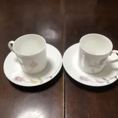 NIKKO ファインボーンチャイナ カップ・ソーサー 2個セット