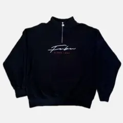 FUBU ハーフジップ ブラックスウェットのサムネイル