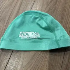 セントラルスポーツ スイムキャップ 緑　グリーン　Ｌ　記名なし