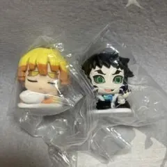 ガチャ 鬼滅の刃 おねむたん 拾弐ノ型　善逸 獪岳 セット