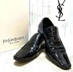 YSL エナメル ドレス シューズ 黒 - メルカリ