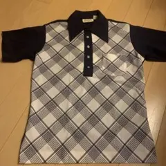 古着半袖シャツ S チェック柄